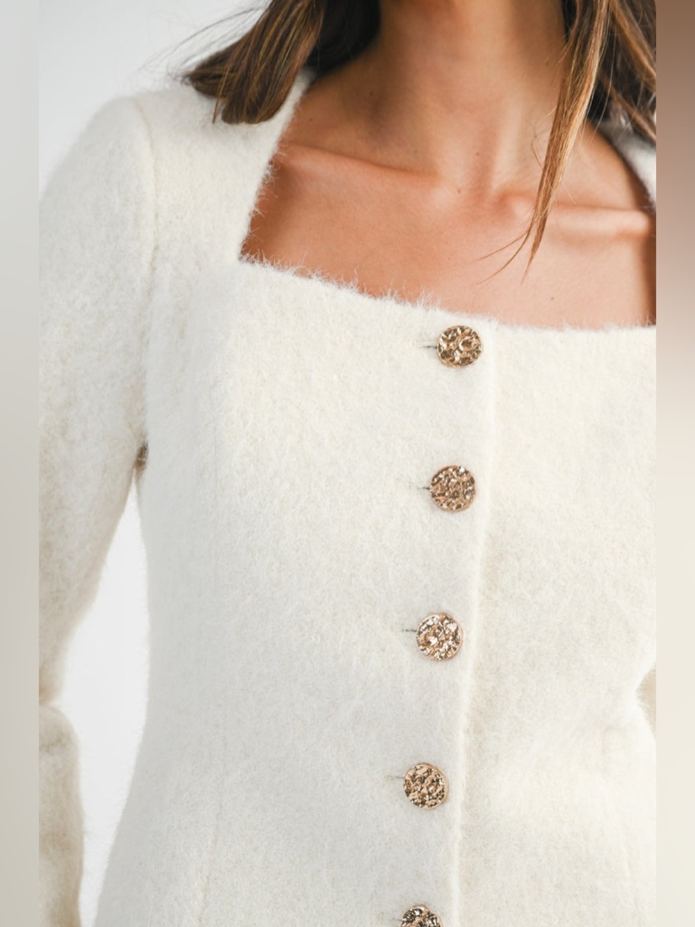 NWT MABLE NERISSA JEWEL BUTTON
BOUCLE JACKET - Picture 4 of 16